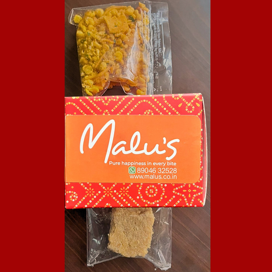 Besan Coconut Burfi + Madras Mixture