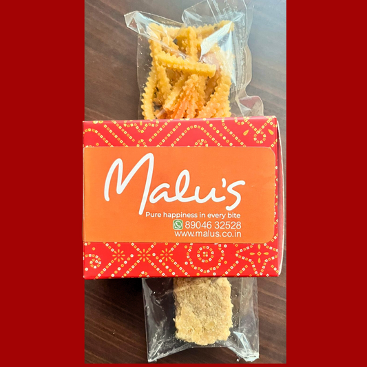 Besan Coconut Barfi + Murukku